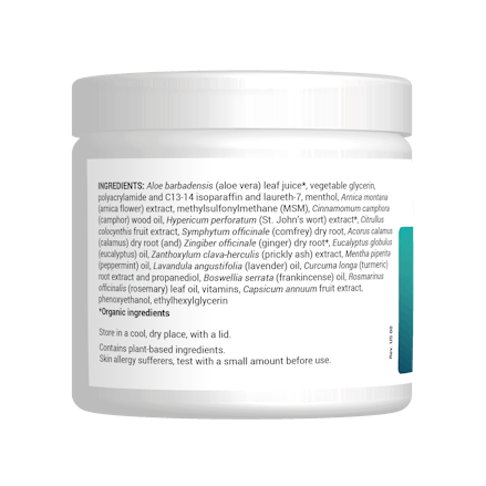 Dr. Berg Joint and muscle therapy cream ingredients